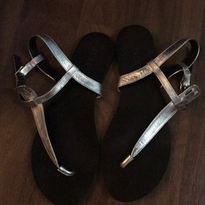 J Crew leather sandals